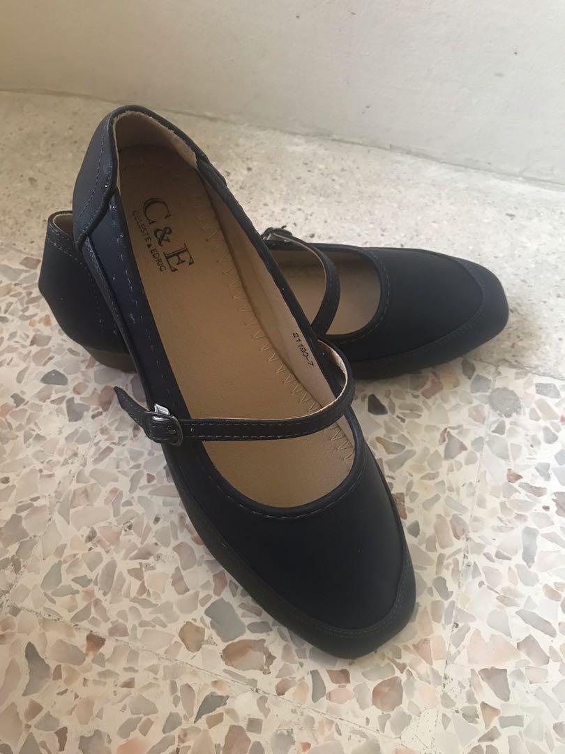 Womens navy blue mary jane shoes on sale