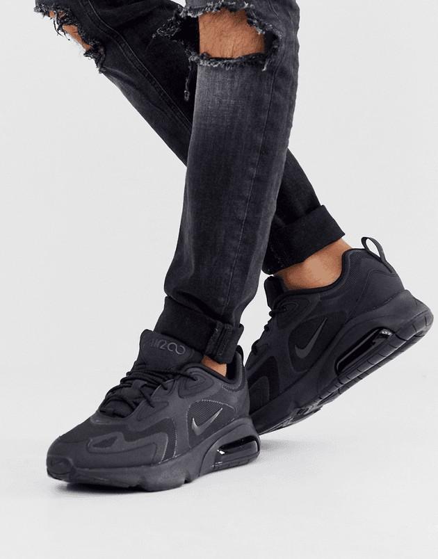 Nike Air Max 200 Triple Black