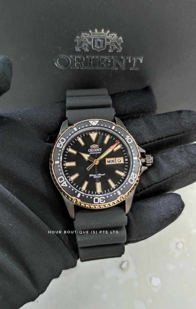 orient mako 3 black gold