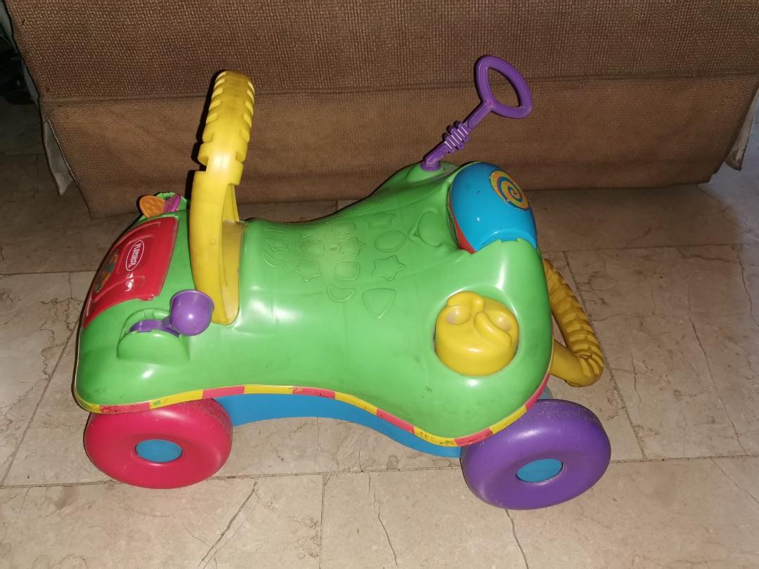 Playskool 2in1 activity push walker and ride on toy car for babies