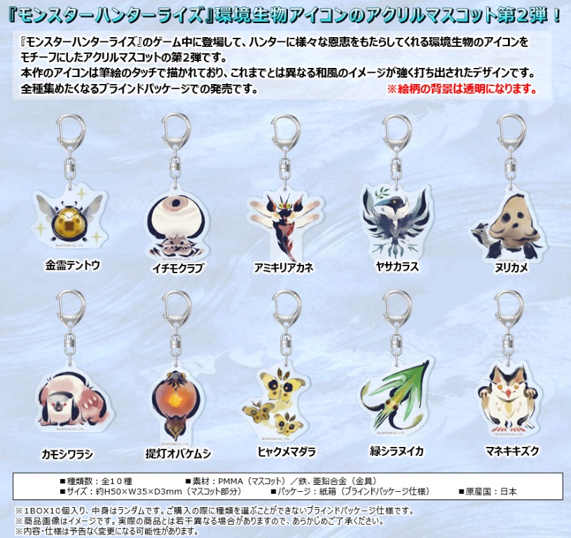 預購pre Order Monster Hunter Rise 環境生物第二彈一套十件 玩具 遊戲類 玩具 Carousell