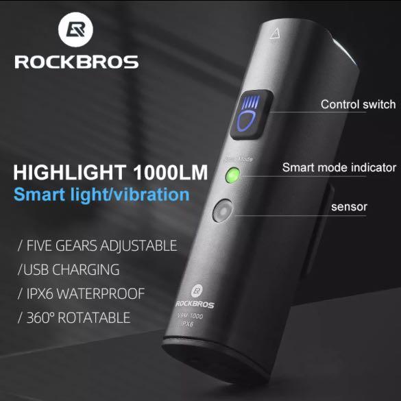 rockbros 1000 lumen