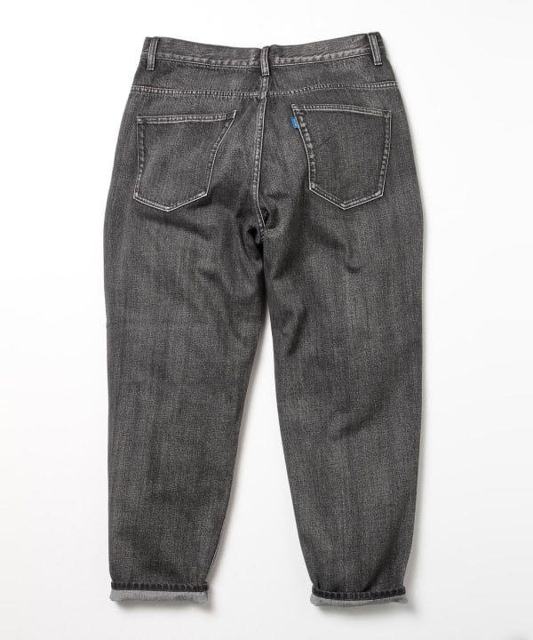 SALE - Beams Baggy Denim Black M, 男裝, 褲＆半截裙, 沙灘褲- Carousell