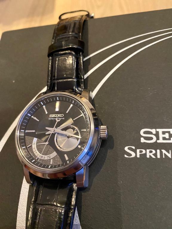 Seiko Ananta Spring Drive Moonphase Limited Edition, Luxury, Watches on  Carousell