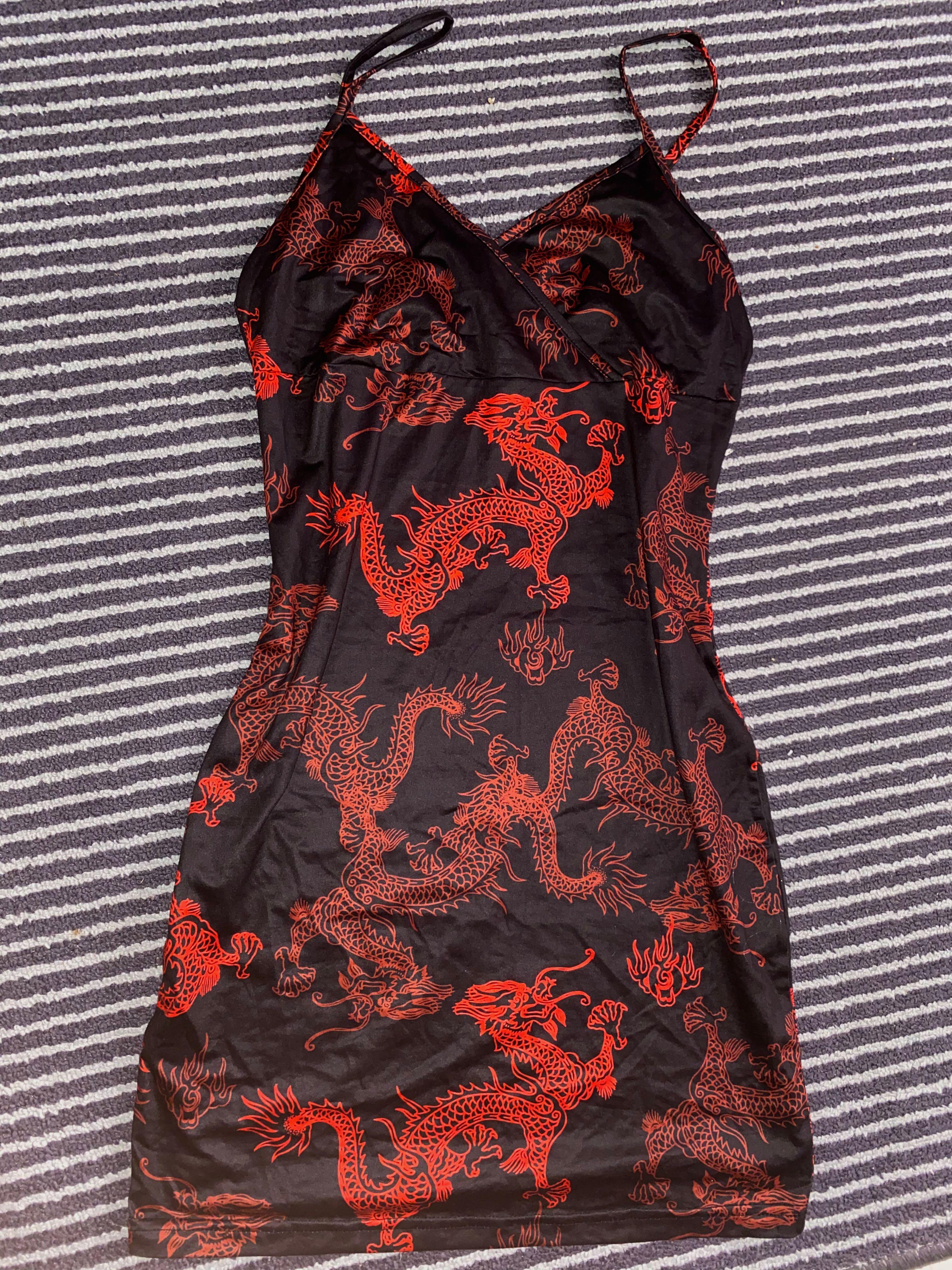 red dragon dress