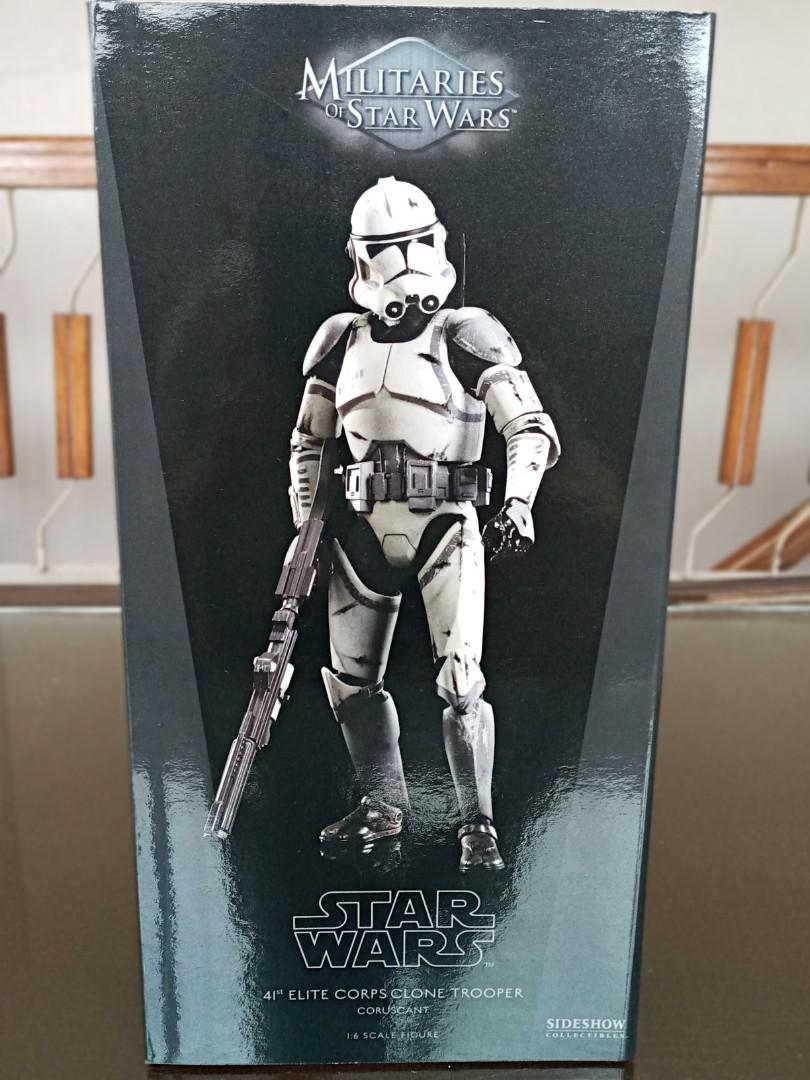 Sideshow Star Wars 41St Elite Corps Coruscant Clone Trooper, Hobbies &  Toys, Toys & Games On Carousell