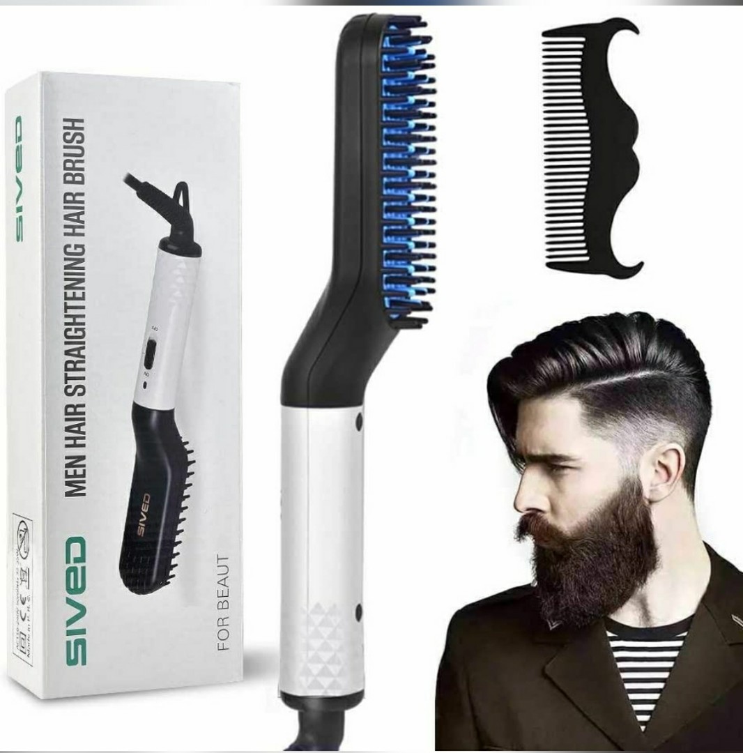 SIVED Multifunctional Hair Comb Brush Beard Straightener Hair