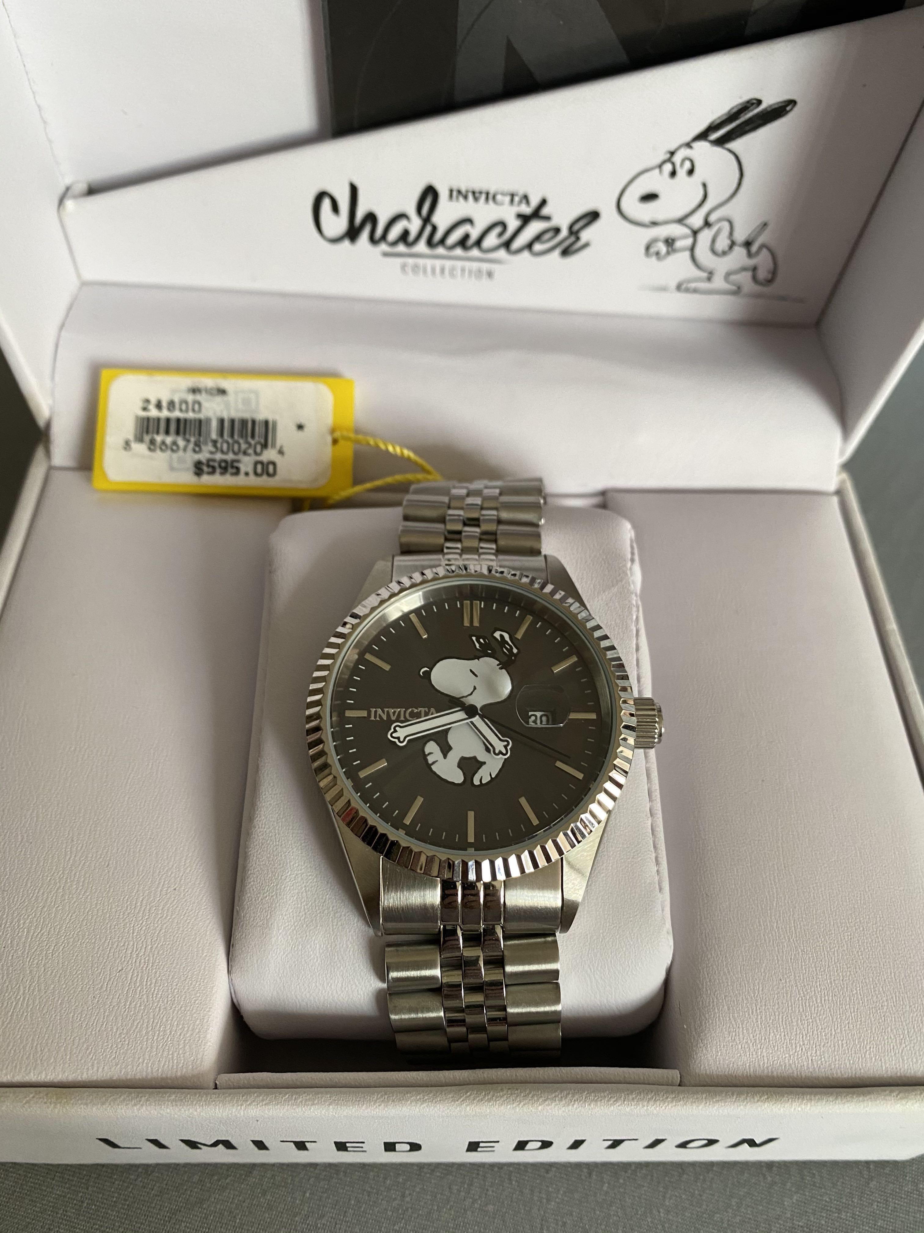 Peanuts invicta watch deals