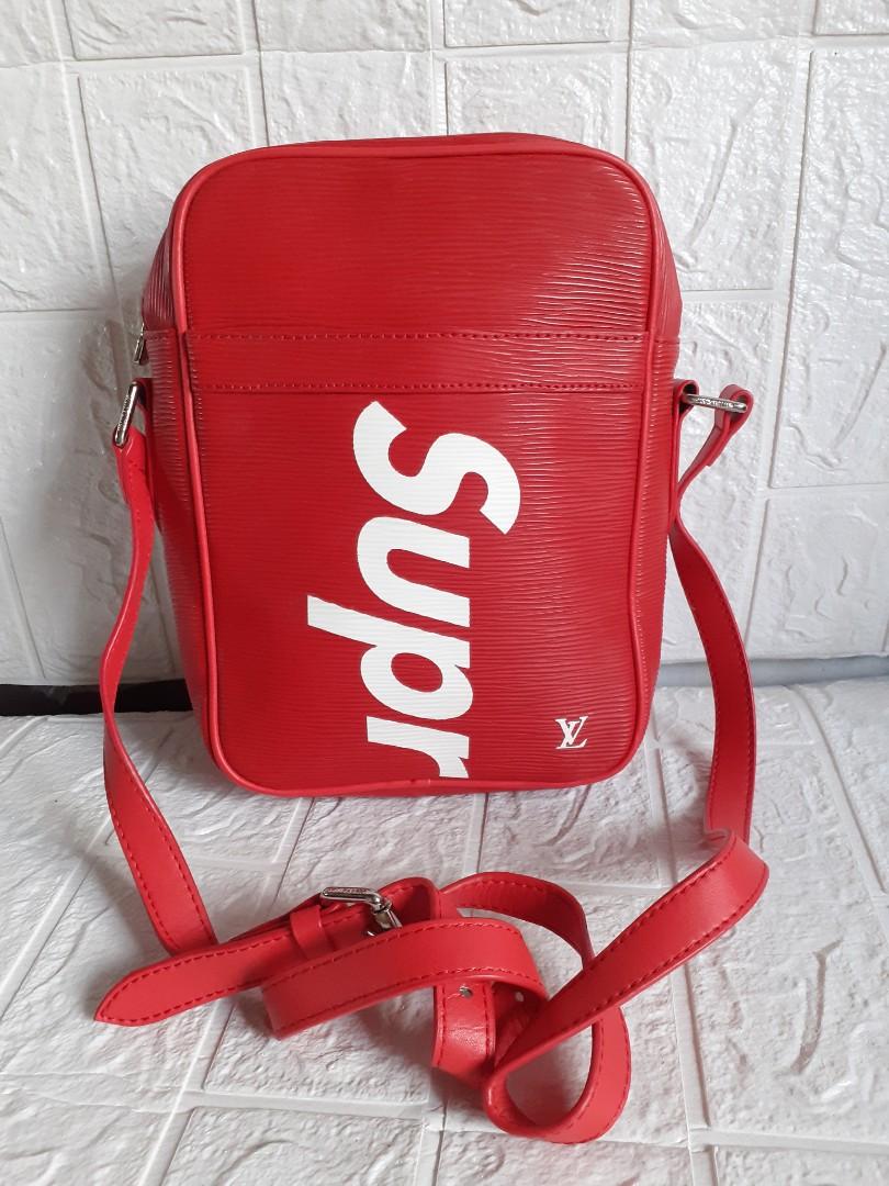 Supreme x LV Sling bag, Men's Fashion, Bags, Sling Bags on Carousell