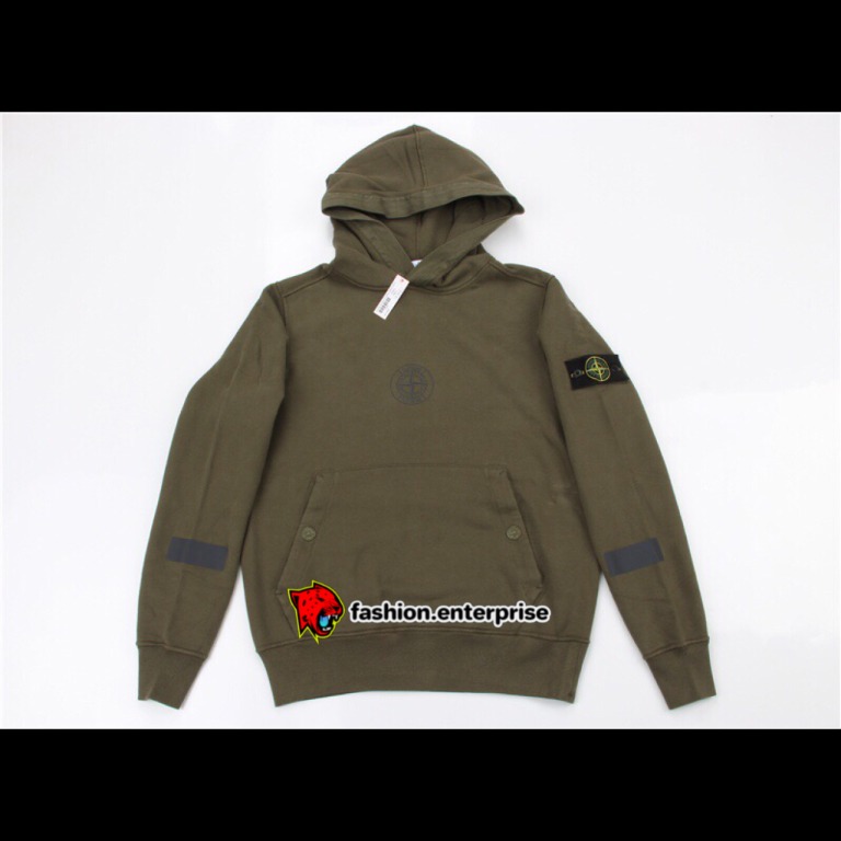 Stone island sale supreme hoodie olive