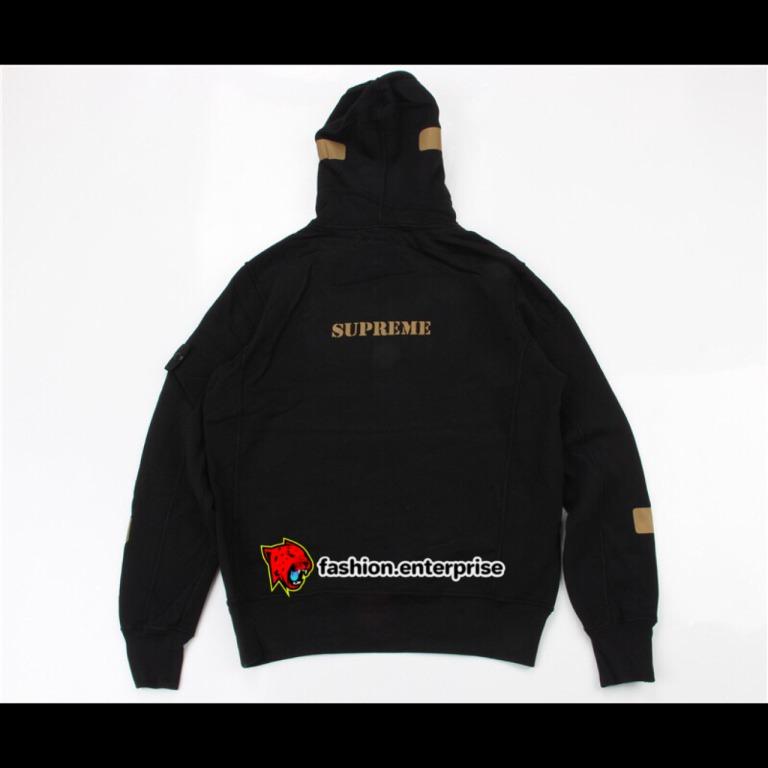 Supreme stone island discount hooded sweatshirt white