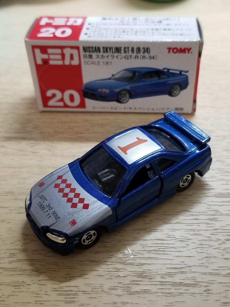 Tomica Tomy No Nissan Skyline Gtr R34 特注jgtc 3rd Mine 玩具 遊戲類 玩具 Carousell