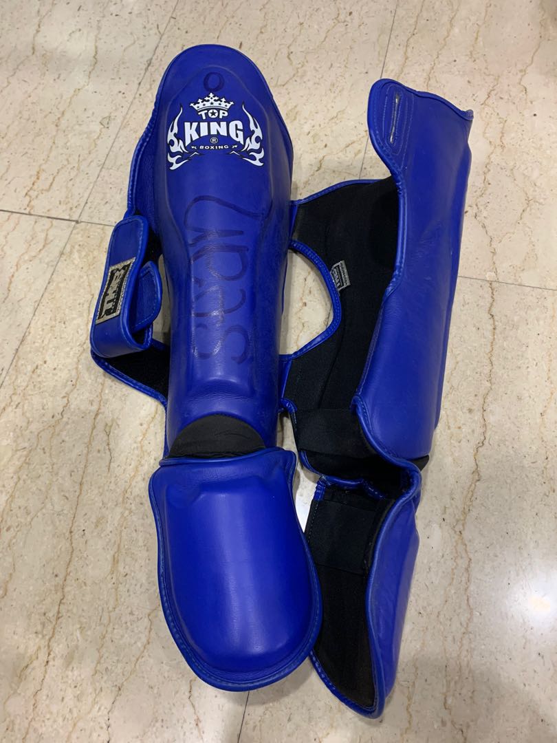 Top King Muay Thai shin guard, Sports Equipment, Sports & Games, Racket