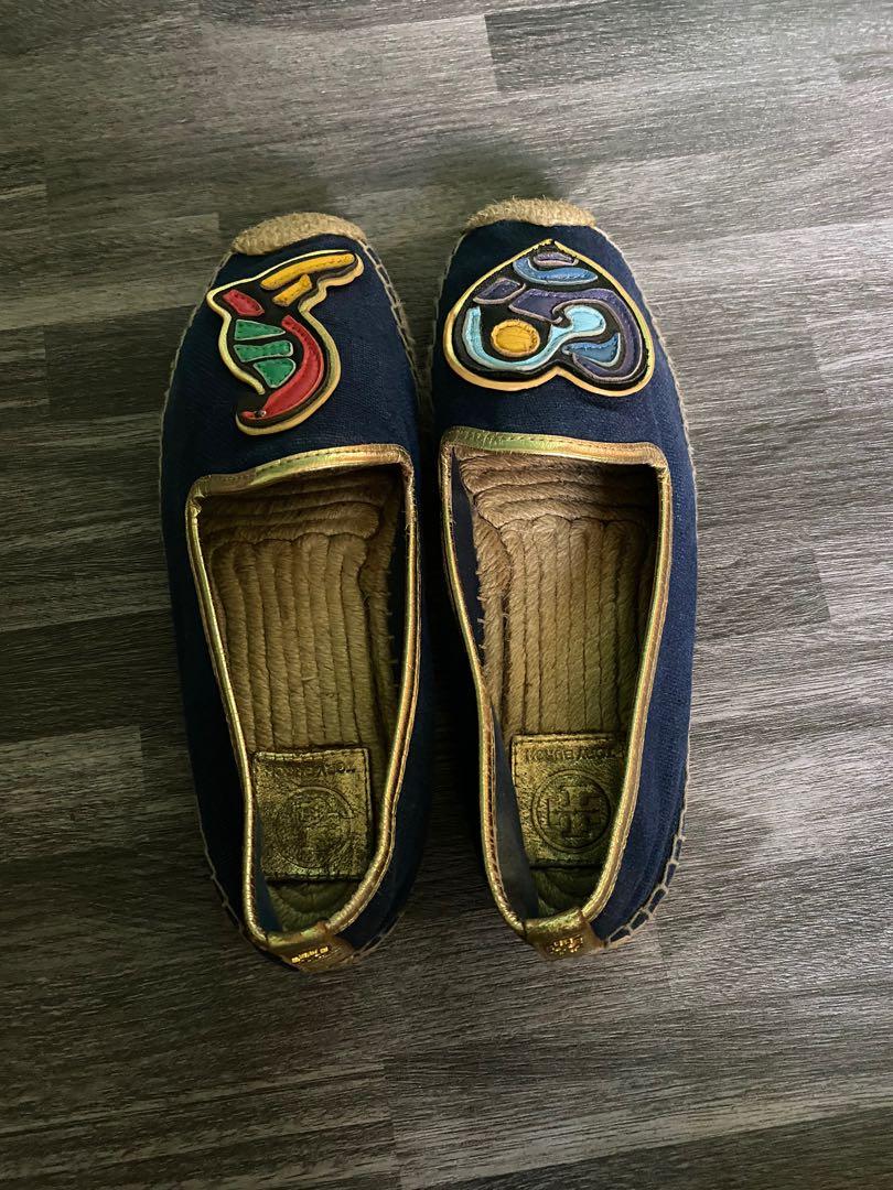 Tory burch parrot espadrilles
