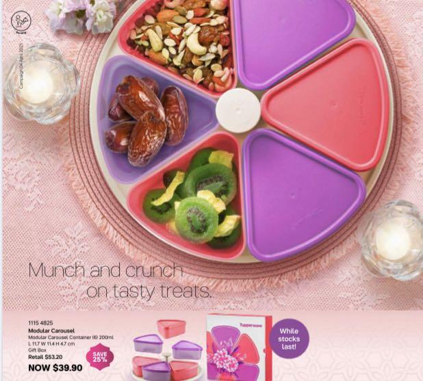 Tupperware modular carousel container, Furniture & Home Living ...