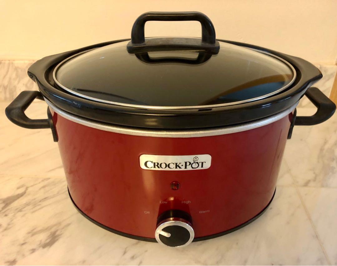 Crock Pot 3.5L Red Slow Cooker SCV400RD 