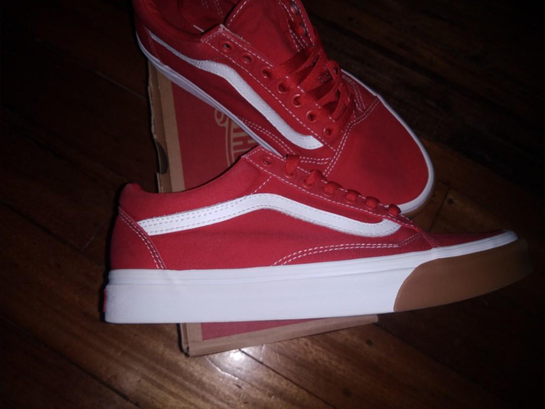 Gum bumper old skool red clearance