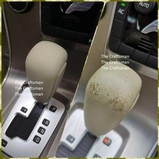 Vehicle gear knob restoration and repair / Vehicle leather repair services / Restore car leather seats