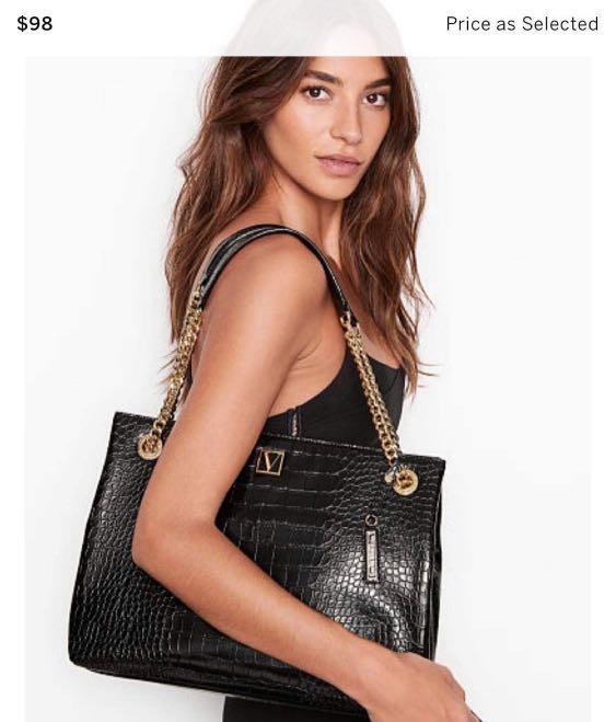 Victoria secret snakeskin bag on sale