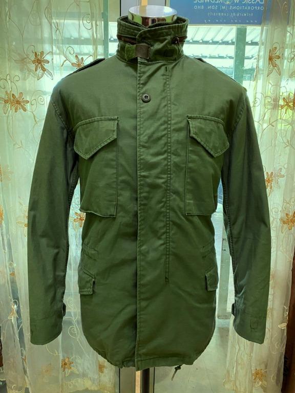 Vintage Alpha Industries M 65 Field Coat With Liner Olive Green Vietnam War Made In Usa Size M Armpit 22 5 Length 30 Men S Fashion Clothes Outerwear On Carousell