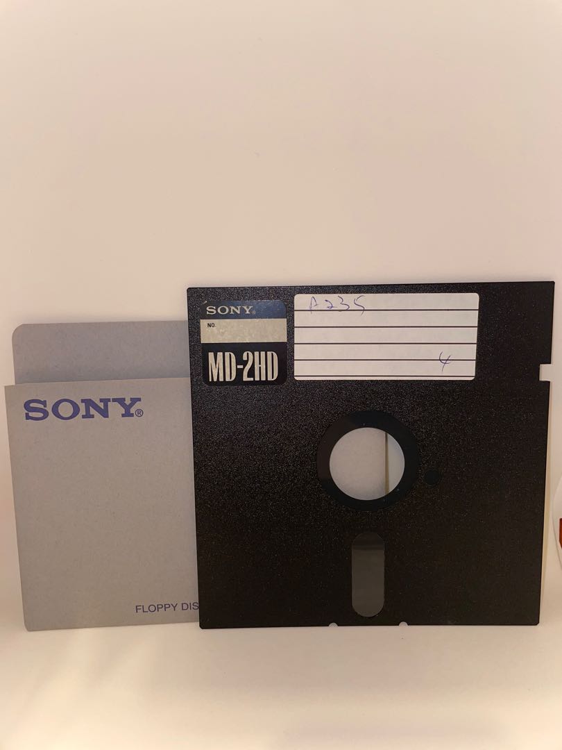 Vintage Big Floppy disk, Hobbies & Toys, Memorabilia & Collectibles