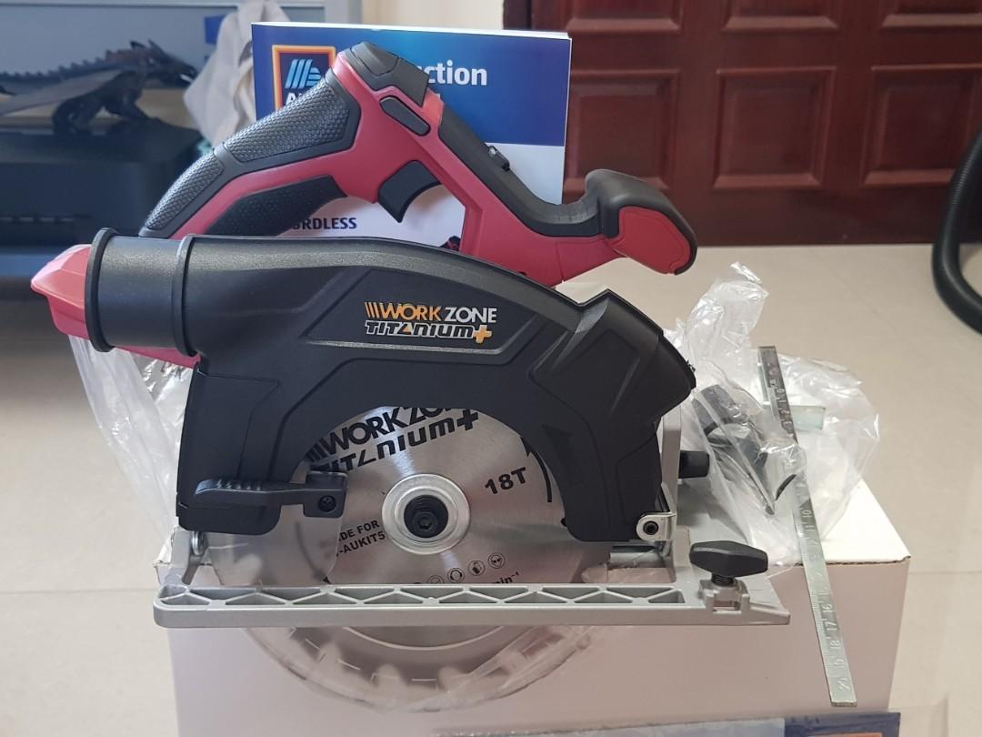 Workzone 20v outlet circular saw