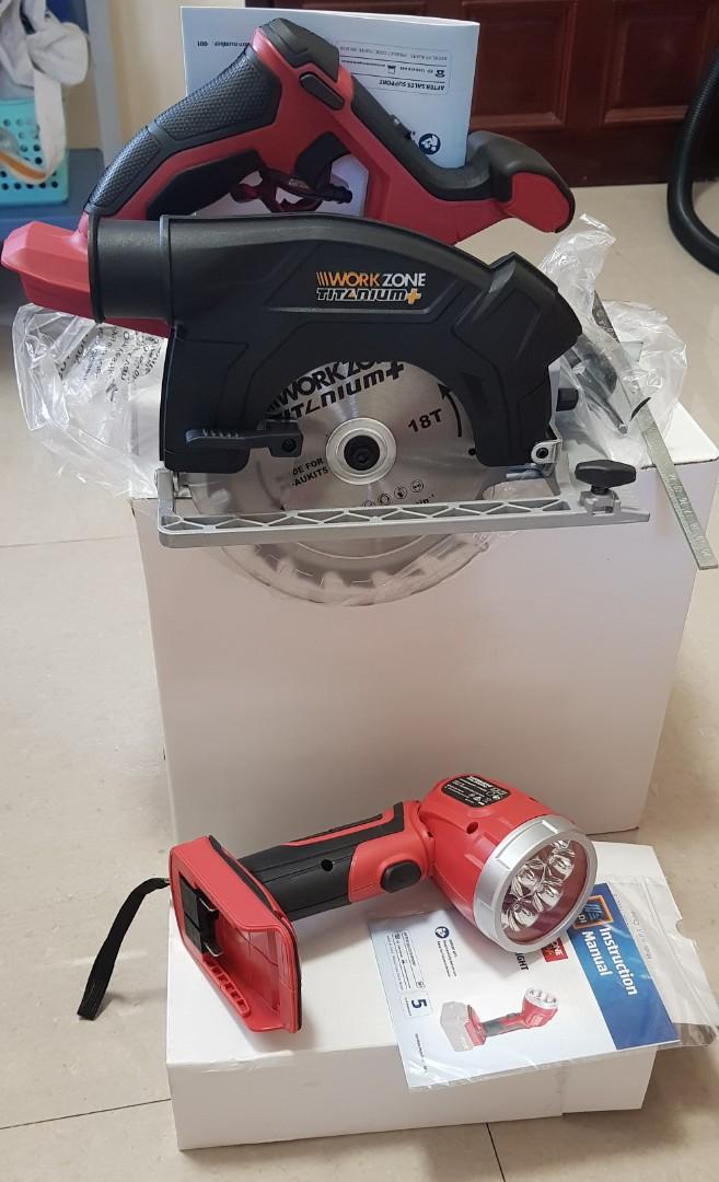 Workzone titanium circular saw shop