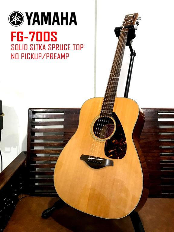 Yamaha FG700S Acoustic Guitar Hobbies Toys Music Media
