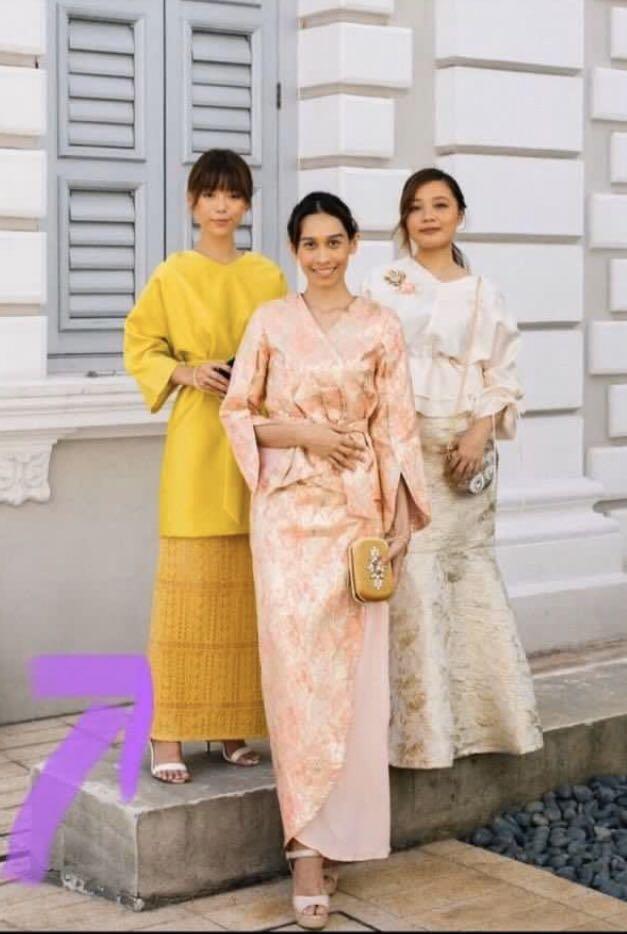 Zalia baju kurung kimono lace Women s Fashion Muslimah Fashion