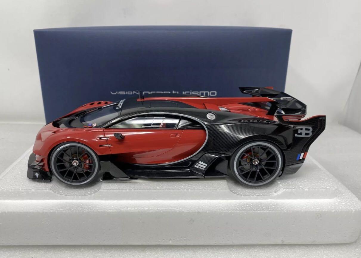 1 18 Auto Art Bugatti Vision Gran Turismo Red Black Part 709 Hobbies Toys Toys Games On Carousell