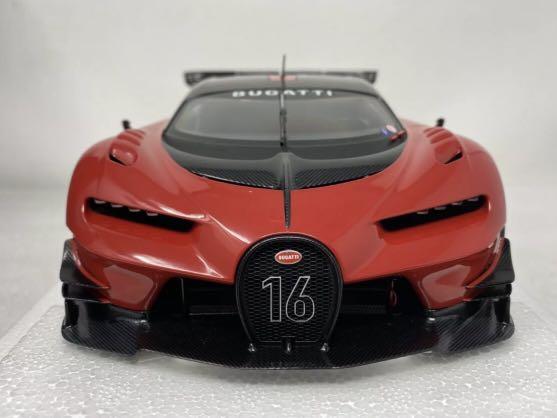 1/18 AUTO art Bugatti Vision Gran Turismo Red/Black Part 70988