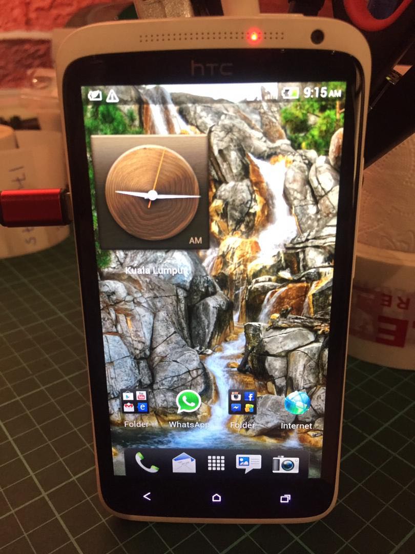 173 htc one x working condition outer in good condition no charger no warranty or refund