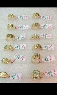 18k Saudi gold mens ring