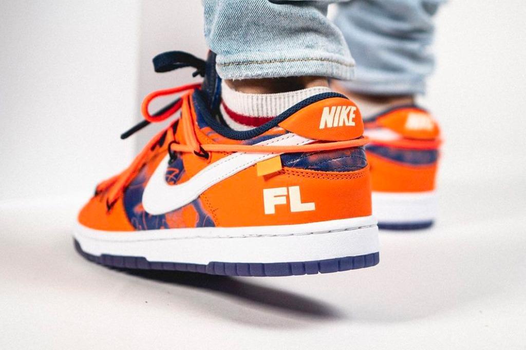 Nike Dunk Low Off-White Futura New York Mets Raffles and Release