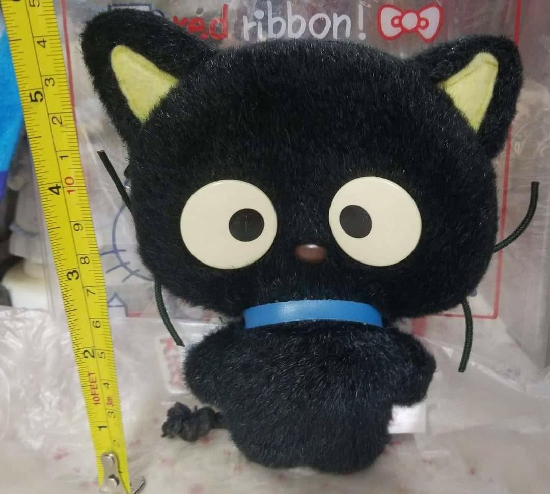絕版sanrio Chococat 黑貓人形毛公仔手袋 興趣及遊戲 玩具 遊戲類on Carousell