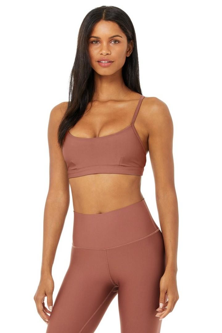 Alo yoga bra S in chestnut, Women's 