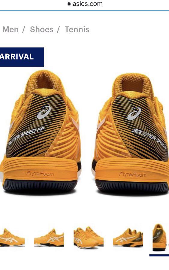 Asics Solution Speed FF 2 Tennis Shoes 2021 Men s Fashion Activewear on Carousell