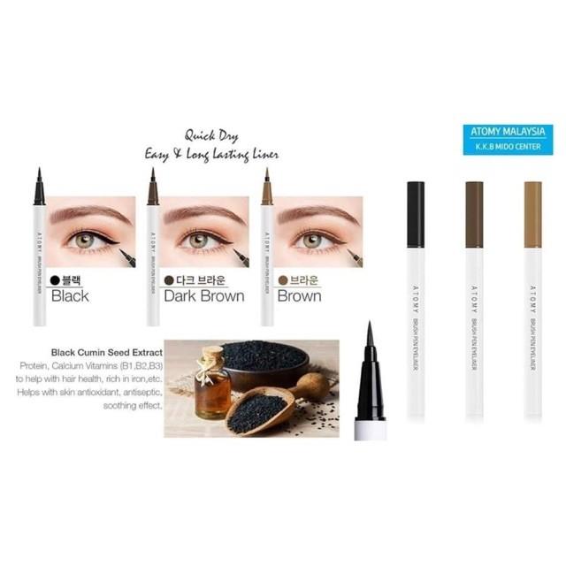 Atomy Brush Pen EyeLiner, Beauty & Personal Care, Face, Makeup on Carousell