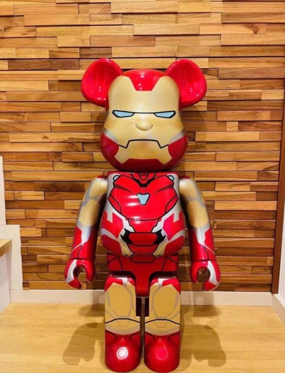 Bearbrick Be@rbrick x Marvel Iron Man Mark MK85 1000% Set, Hobbies 