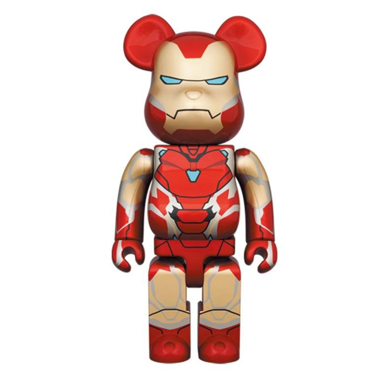 Bearbrick Be@rbrick x Marvel Iron Man Mark MK85 1000% Set, Hobbies 