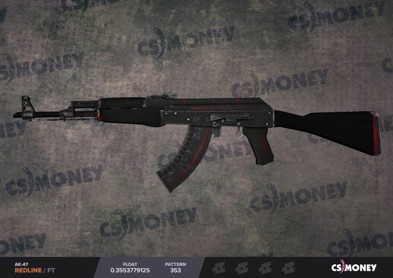 **BEST CLASSIC AK-47 SKIN** Ak-47 Redline FT CSGO SKINS KNIFE, Video ...