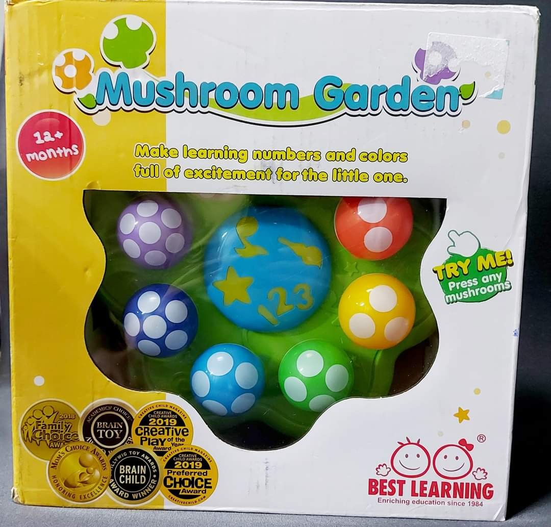 BEST LEARNING Mushroom Garden Interactive Educational LightUp