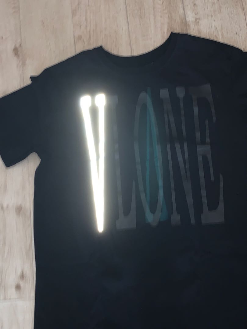 Vlone reflective tee hot sale