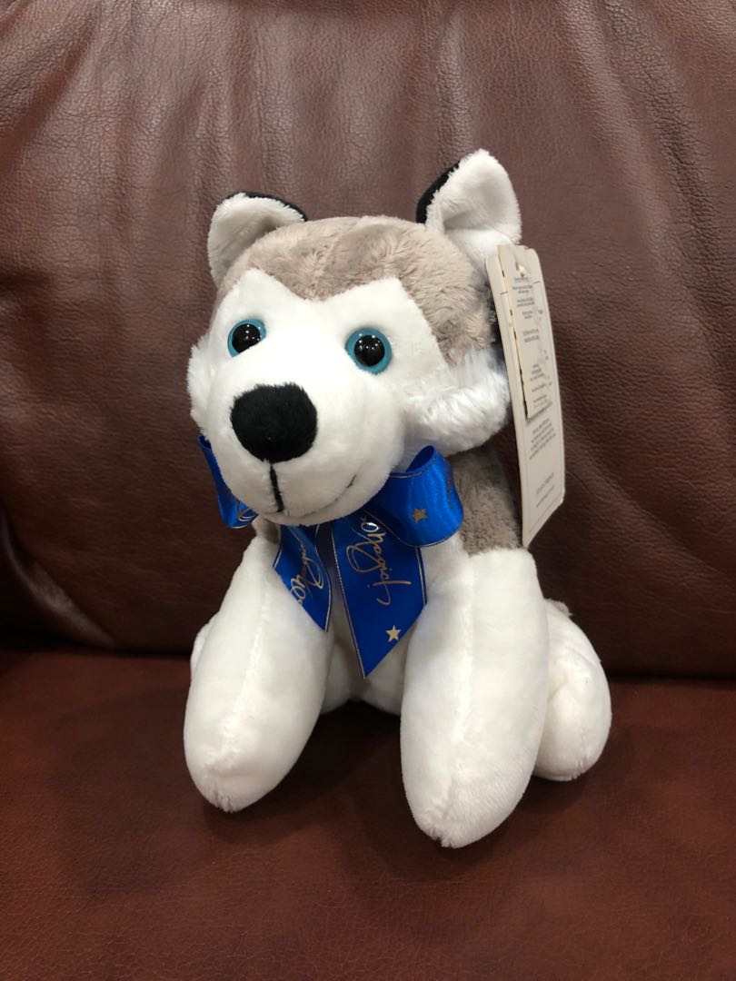 Blue magic wolf stuffed toy discount