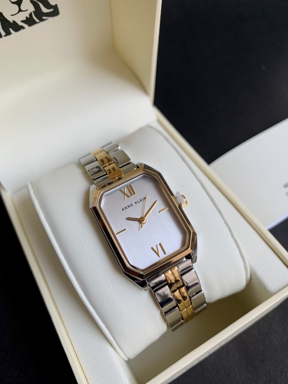 Anne klein rectangular hotsell watch