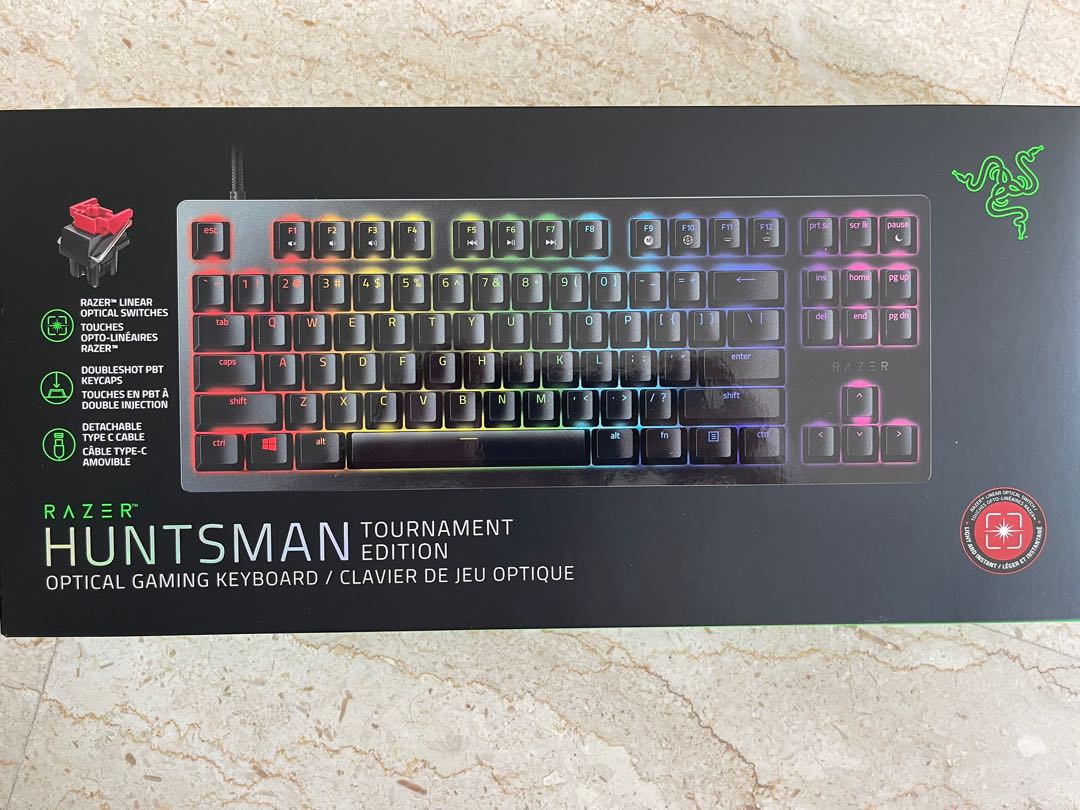 Bnib Razer Huntsman Te Tournament Edition Electronics Computer Parts Accessories On Carousell