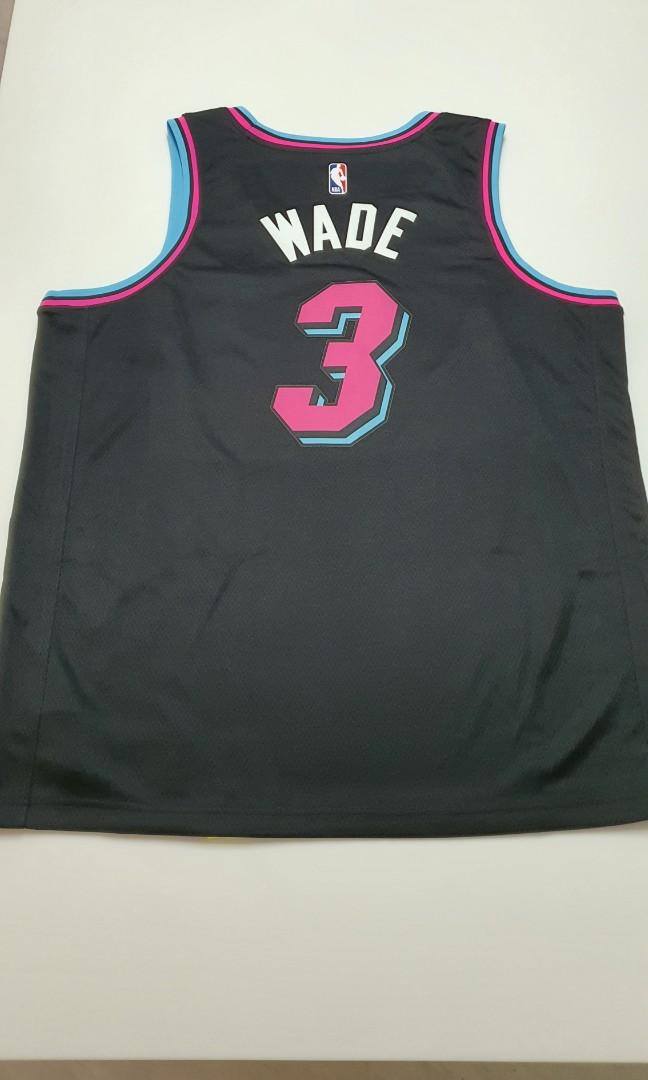 RARE Wade miami vice edition NBA jersey, Men's Fashion, Activewear on  Carousell