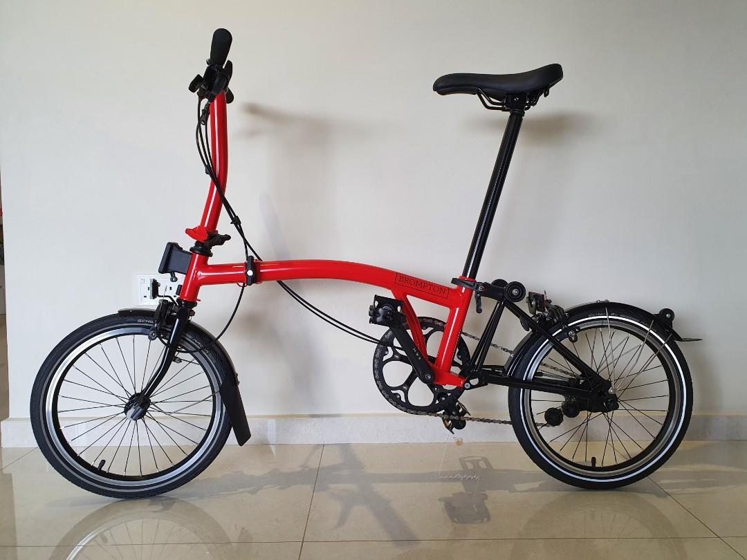 Brompton red rocket titanium online