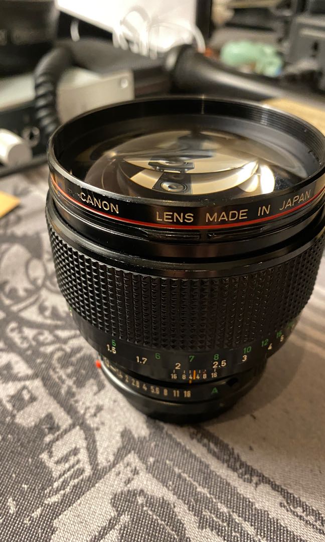 レア極上光学Canon FD 85mm F1.2L