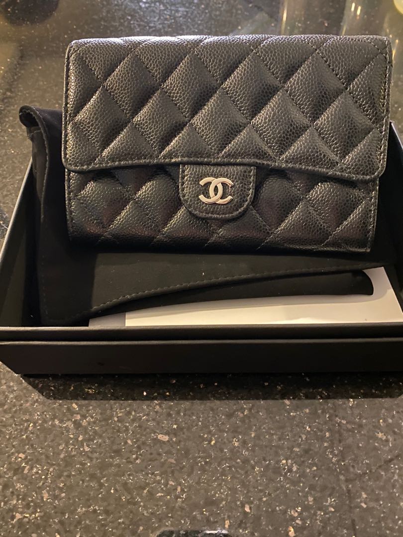 Chanel medium wallet, Luxury, Bags & Wallets on Carousell